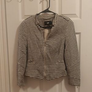 H&M Striped Blazer